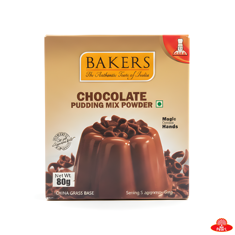 BAKERS CHOCOLATE PUDDING MIX POWDER 80G